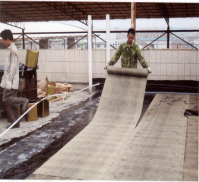 天面整體防水施工現(xiàn)場(chǎng)